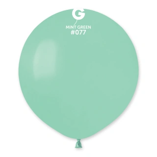 Balónek 48cm/19" #077 mátově zelený 50 ks